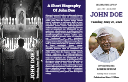 11 x 17 Trifold Brochure