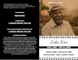 11 x 8.5 Half fold Brochure