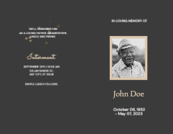 11 x 8.5 Half fold Brochure