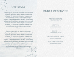 11 x 8.5 Half fold Brochure