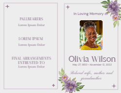 11 x 8.5 Half fold Brochure