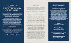 8.5 x 14 Tri Fold Brochure