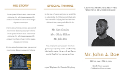 8.5 x 14 Tri Fold Brochure