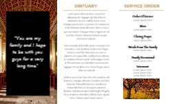 8.5 x 14 Tri Fold Brochure