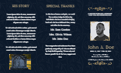8.5 x 14 Tri Fold Brochure