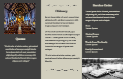 11 x 17 Tri Fold Brochure