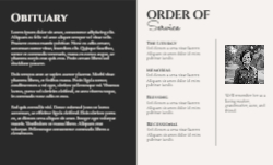 8.5 x 14 Half Fold Brochure
