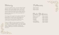 8.5 x 14 Half Fold Brochure