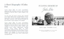 8.5 x 14 Half Fold Brochure