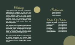 8.5 x 14 Half Fold Brochure