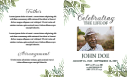 8.5 x 14 Half Fold Brochure