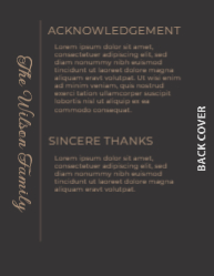 8.5 x 11 Booklet