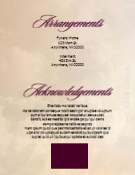 8.5 x 11 Booklet
