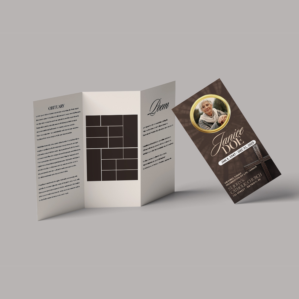 8.5 x 14 Tri-fold Brochure