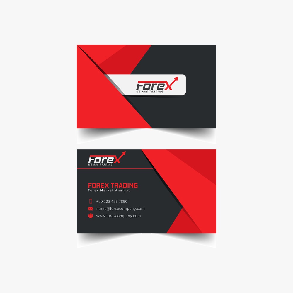 Finished custom business cards